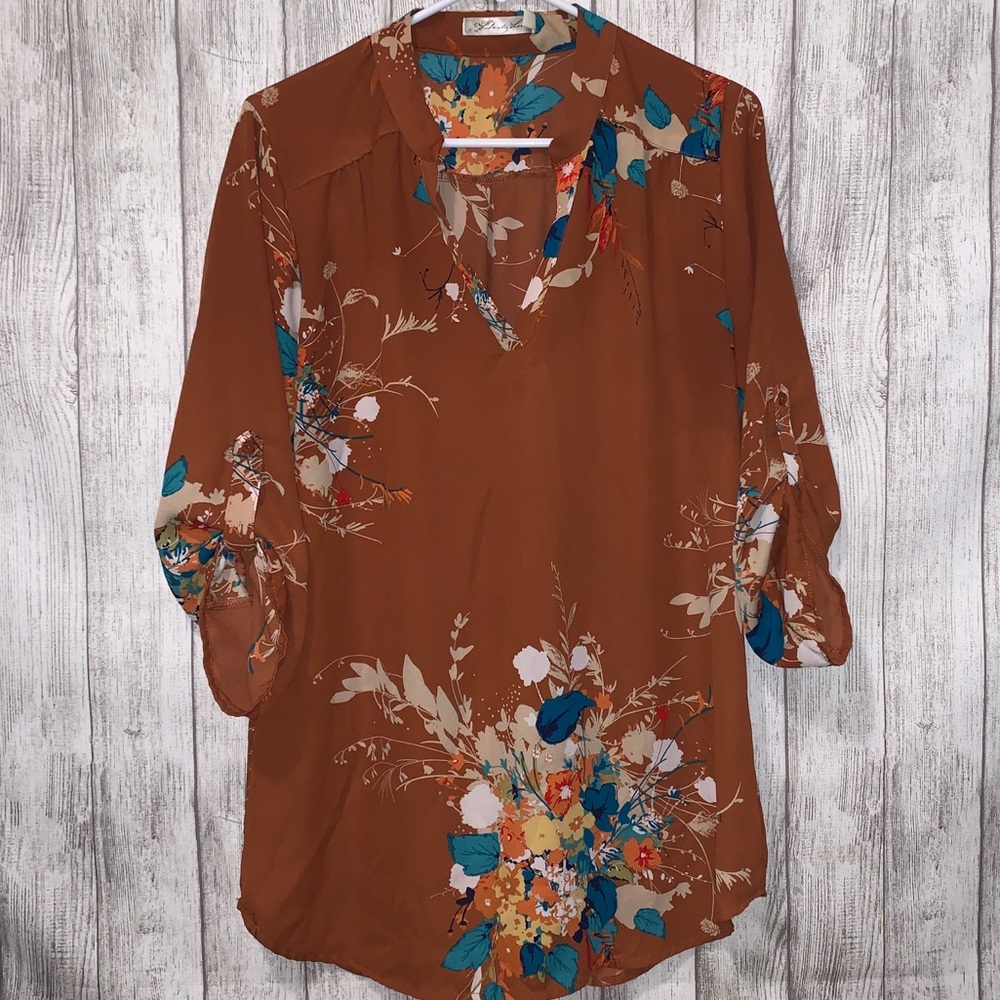 Liberty Love brown tunic